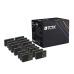 TCTK Inkoustové náplně T7011 T7012 T7013 T7014 sada 16 ks CMYK (po 4 ks) kompatibilní s Epson WorkForce Pro WP-4000 WP-4015DN WP-4095DN WP-4500 WP-4515DN WP-4525DNF WP-4595DNF, nahrazuje C13T70114010