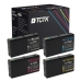 TCTK Inkoustové náplně T7021 T7022 T7023 T7024 sada 4 ks CMYK kompatibilní s Epson WorkForce Pro WP-4000 WP-4015DN WP-4025DW WP-4095DN WP-4500 WP-4515DN WP-4525DNF WP-4535DWF WP-4545DTWF WP-4595DNF