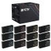 TCTK Inkoustové náplně T7021 T7022 T7023 T7024 sada 12 ks CMYK (po 3 ks) kompatibilní s Epson WorkForce Pro WP-4000 WP-4015DN WP-4025DW WP-4095DN WP-4500 WP-4515DN WP-4525DNF WP-4535DWF WP-4545DTWF