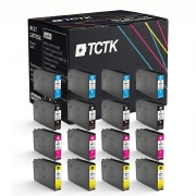 TCTK Inkoustové náplně T9071 T9072 T9073 T9074 sada 16 ks CMYK (po 4 ks) kompatibilní s Epson WorkForce Pro WF-6000 WF-6090, WorkForce Pro WF-6090 D2TWC DTWC DW, nahrazuje C13T907140