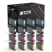 TCTK Inkoustové náplně T9071 T9072 T9073 T9074 sada 16 ks CMYK (po 4 ks) kompatibilní s Epson WorkForce Pro WF-6000 WF-6090, pro WorkForce Pro WF-6090 D2TWC DTWC DW, nahrazuje C13T907140