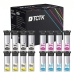 TCTK Inkoustové náplně T9441 T9442 T9443 T9444 sada 16 ks CMYK (po 4 ks) kompatibilní s Epson WorkForce Pro WF-C 5210 DW, pro WorkForce Pro WF-C 5215 DW, nahrazuje C13T944140
