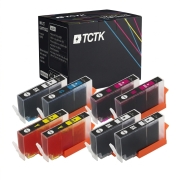 TCTK Inkoustové náplně 655 655 655 655 sada 8 ks CMYK (po 2 ks) kompatibilní s HP Deskjet Ink Advantage 3525, Deskjet Ink Advantage 3525E All-in-One, Deskjet Ink Advantage 4615 4625, nahrazuje CZ109AE