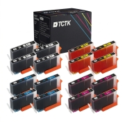 TCTK Inkoustové náplně 655 655 655 655 sada 16 ks CMYK (po 4 ks) kompatibilní s HP Deskjet Ink Advantage 3525, Deskjet Ink Advantage 3525E All-in-One, Deskjet Ink Advantage 4615, nahrazuje CZ109AE