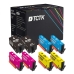 TCTK Inkoustové náplně 912XL 912XL 912XL 912XL sada 16 ks CMYK (po 4 ks) kompatibilní s HP OfficeJet 8010, OfficeJet Pro 8010 8012 8013 8014 8015 8017 8018 8020 8022 8023 8024 8025, nahrazuje 3YL84AE