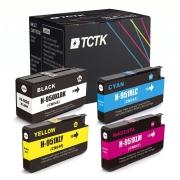 TCTK inkoustové kazety 950XL 951XL 4 kusy CMYK kompatibilní s HP Officejet Pro 251dw 276dw 8100 8600 8610 8620 8650, nahrazuje CN045AE