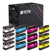 TCTK inkoustové kazety 950XL 951XL sada 12 ks CMYK kompatibilní s HP Officejet Pro 251dw 276dw 8100 8600 8610 8620 8650, nahrazuje CN045AE