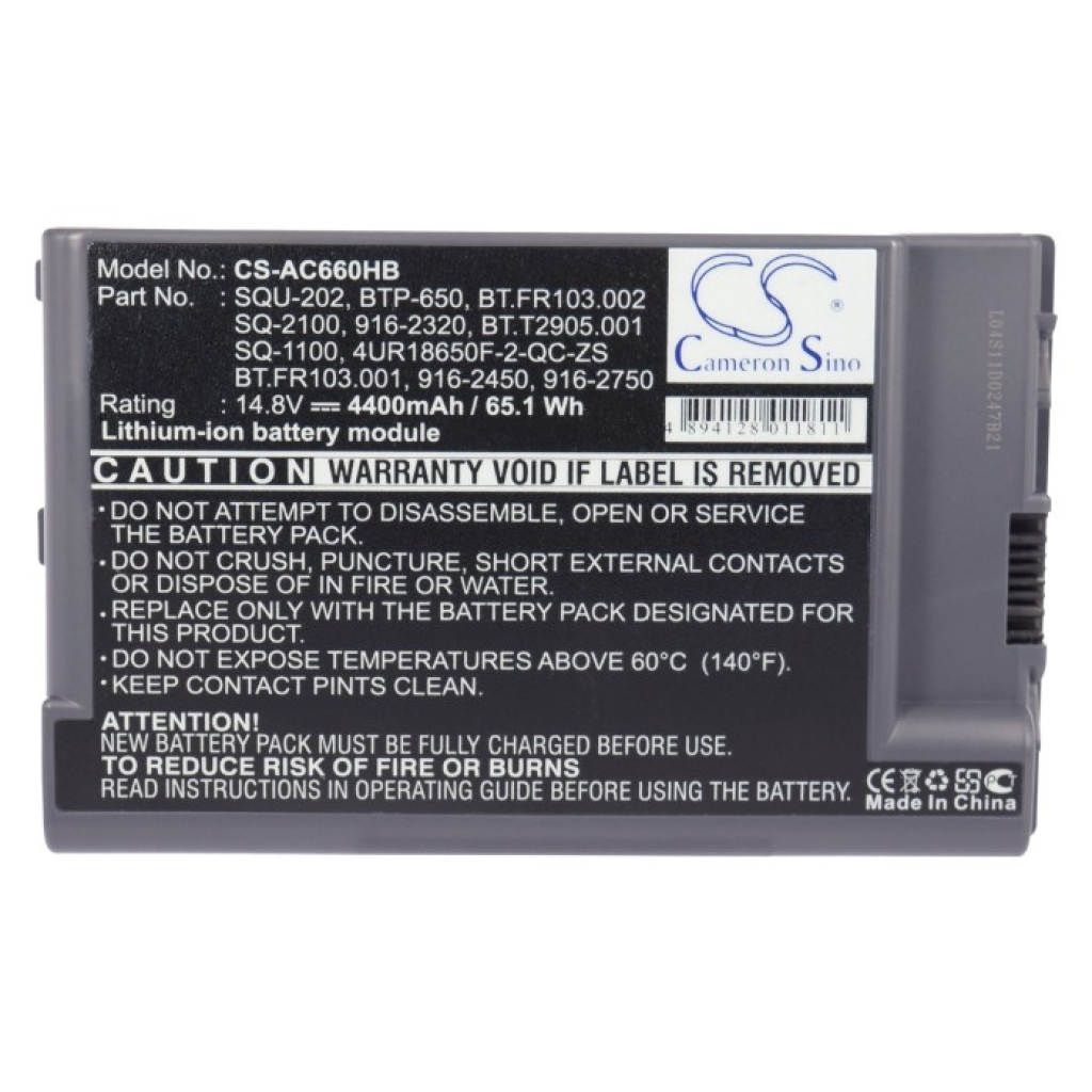 Baterie kompatibilní s Acer CS-AC660HB