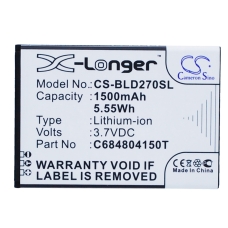 Kompatibilní náhrada baterie za BLU C6804804150T,C684804150T