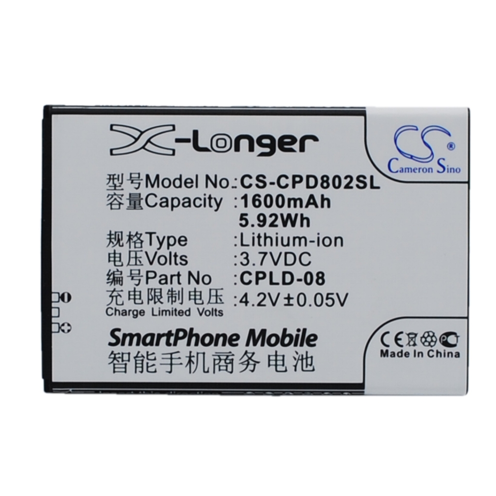 Baterie kompatibilní s Coolpad CS-CPD802SL