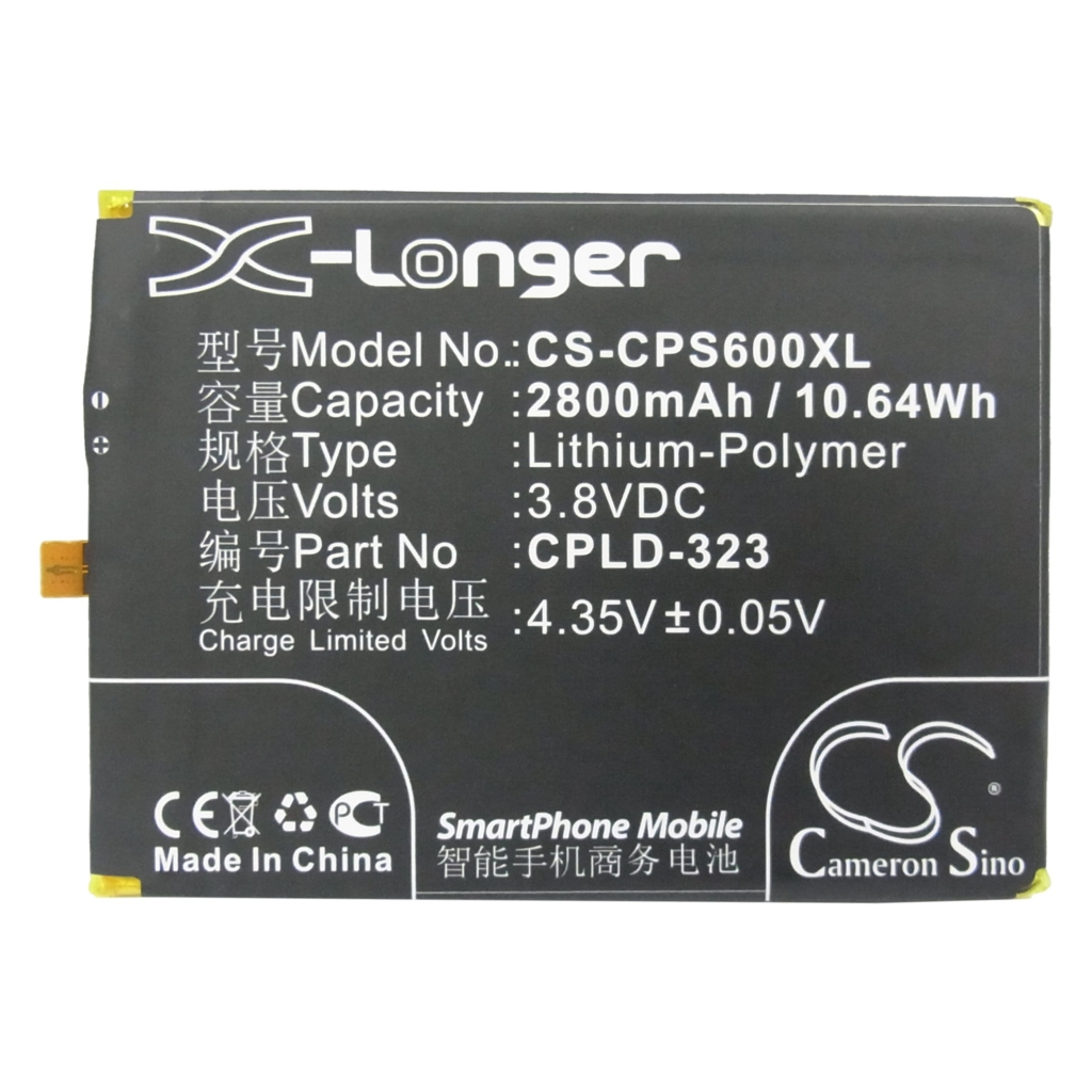 Baterie kompatibilní s Coolpad CS-CPS600XL