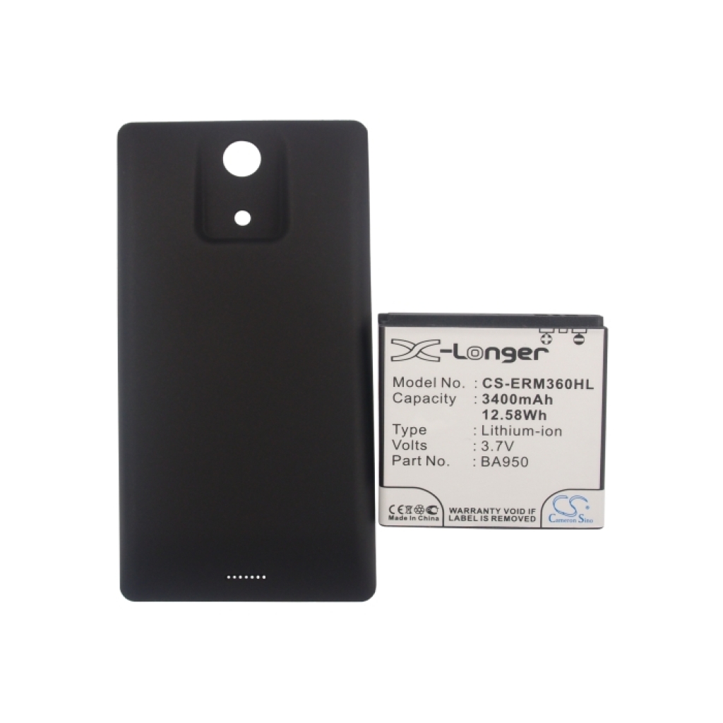 Cameron Sino CS-ERM360HL 3400mAh baterie X-Longer a zadní kryt telefonu