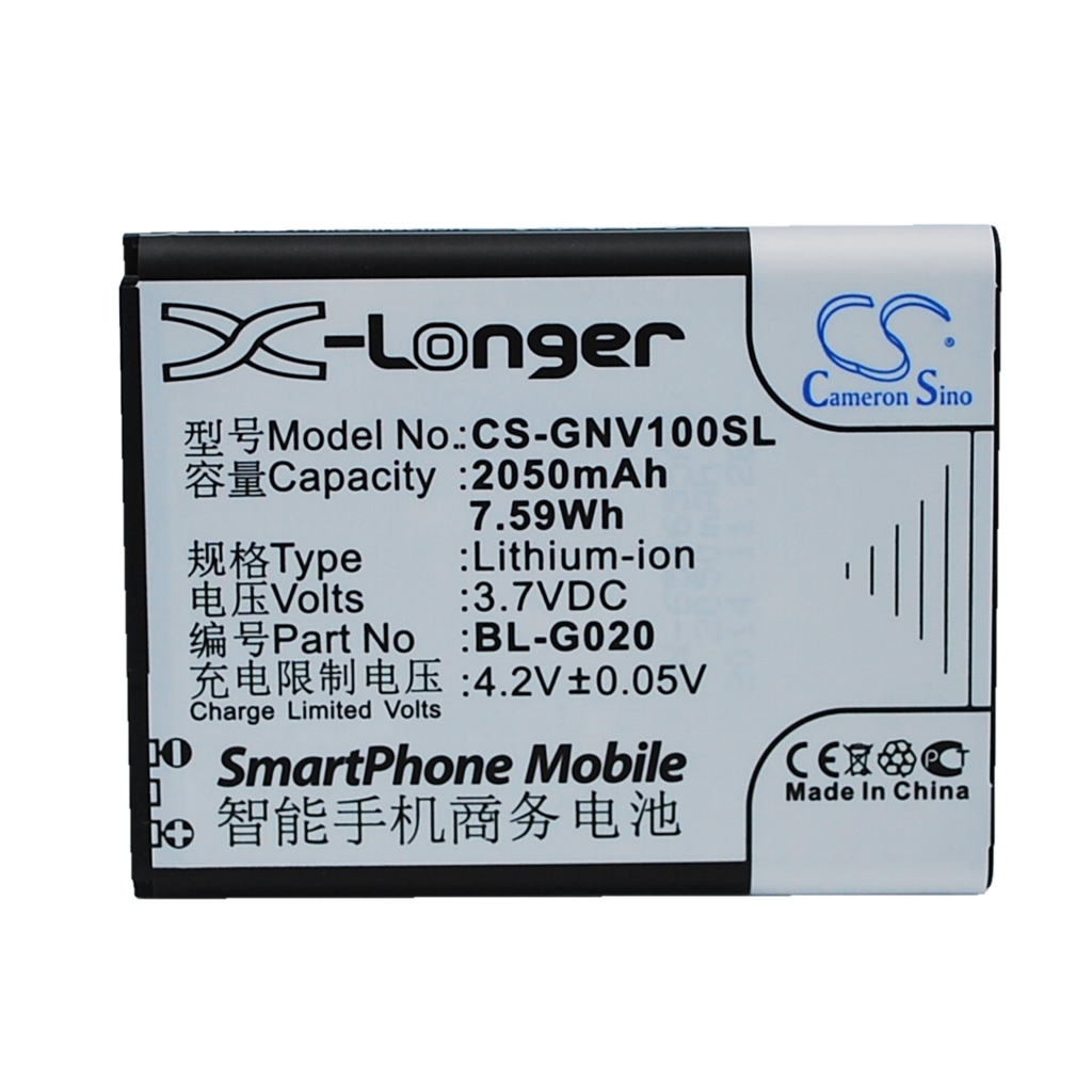 Cameron Sino X-Longer CS-GNV100SL 2050mAh 7.59Wh 3.7V baterie