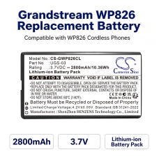 Kompatibilní náhrada baterie za Grandstream UGS-03