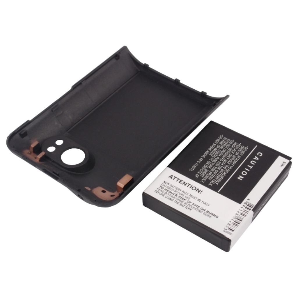 Cameron Sino CS-HT6325XL – boční pohled s varováním a čárovým kódem