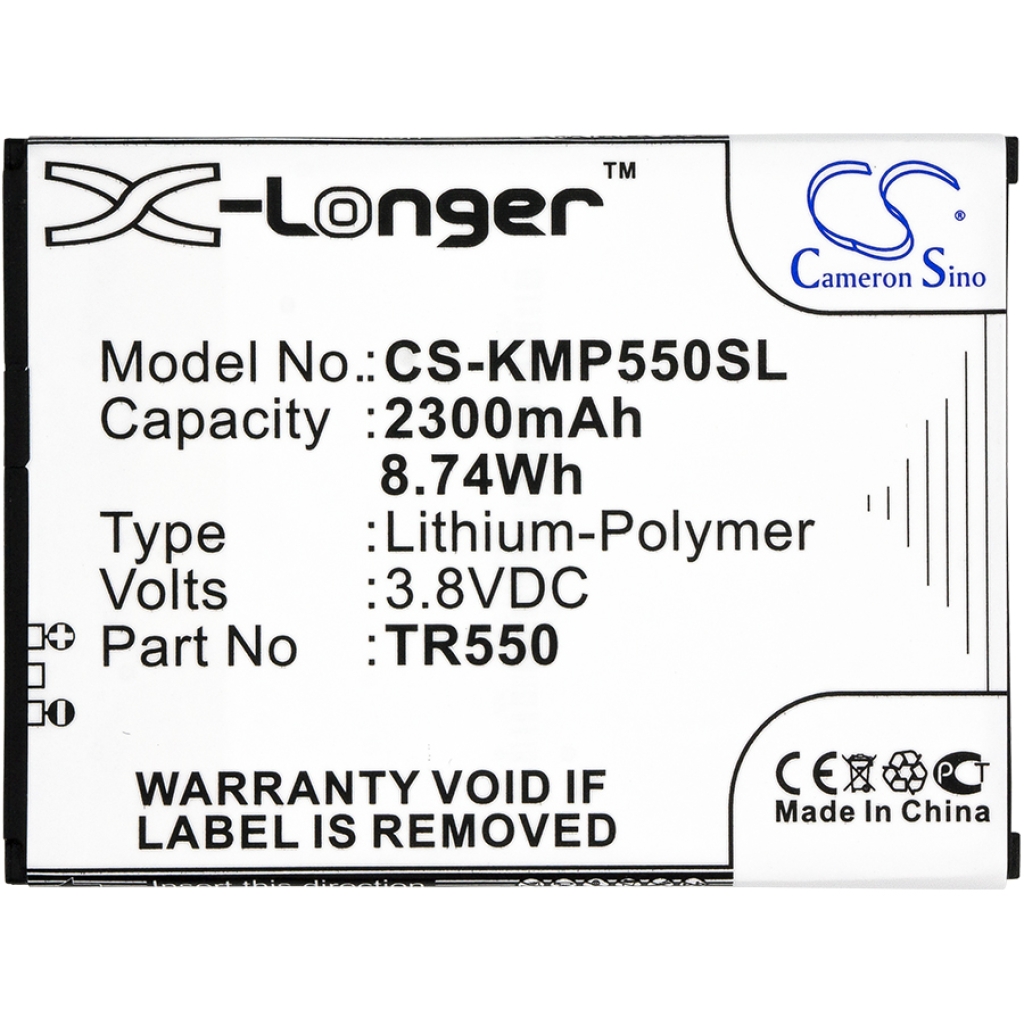 Baterie kompatibilní s Kazam CS-KMP550SL