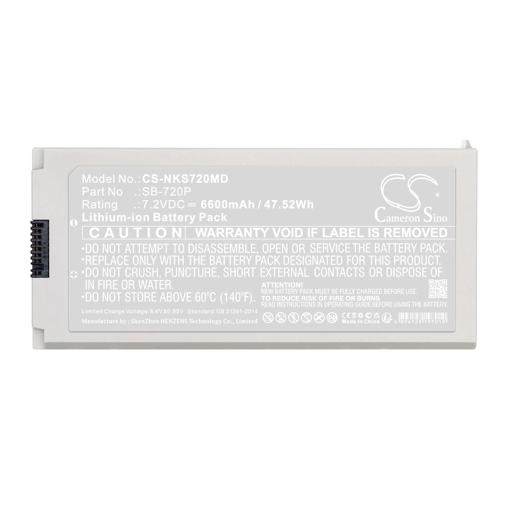 Baterie kompatibilní s Nihon Kohden CS-NKS720MD