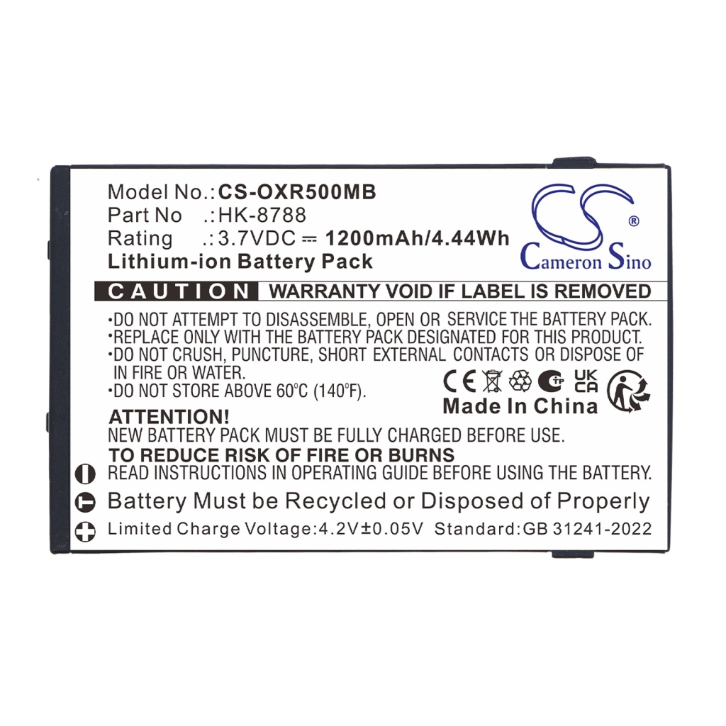 Baterie kompatibilní s Infant Optics DXR-5 DXR-5 CS-OXR500MB