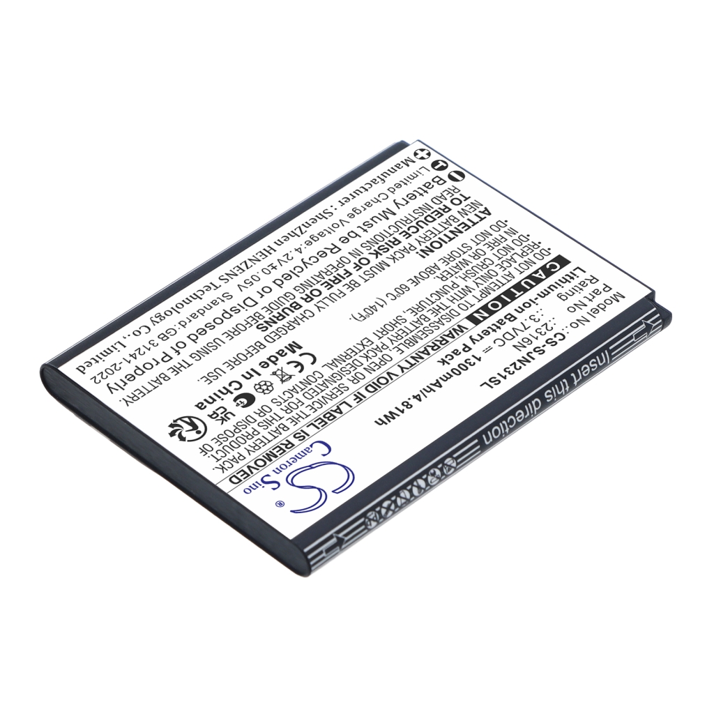 Baterie kompatibilní s SPC Jasper 2 4G 2316N 2327N CS-SJN231SL