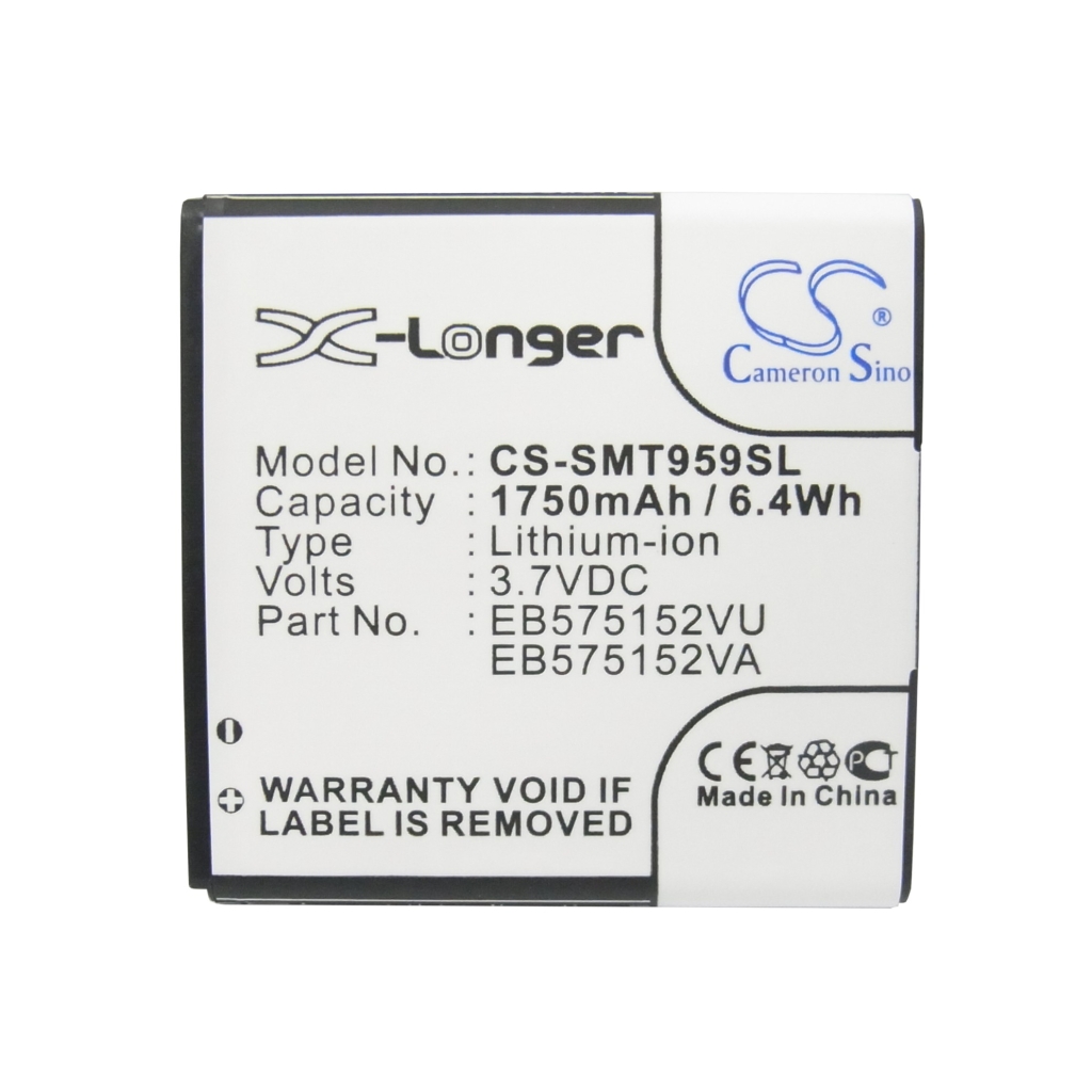 Baterie kompatibilní s Samsung Verizon AT&T NTT Docomo Sprint T-Mobile CS-SMT959SL