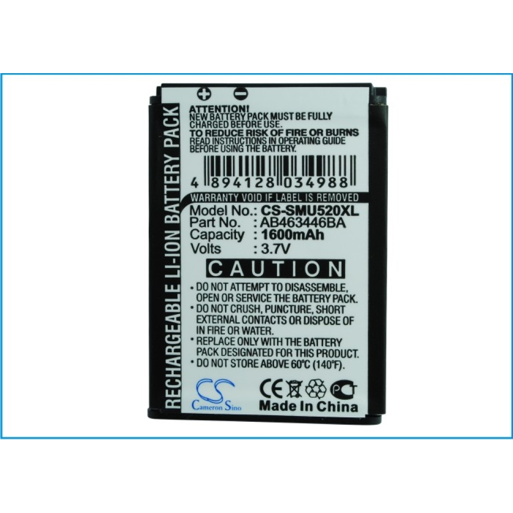 Baterie kompatibilní s Samsung CS-SMU520XL