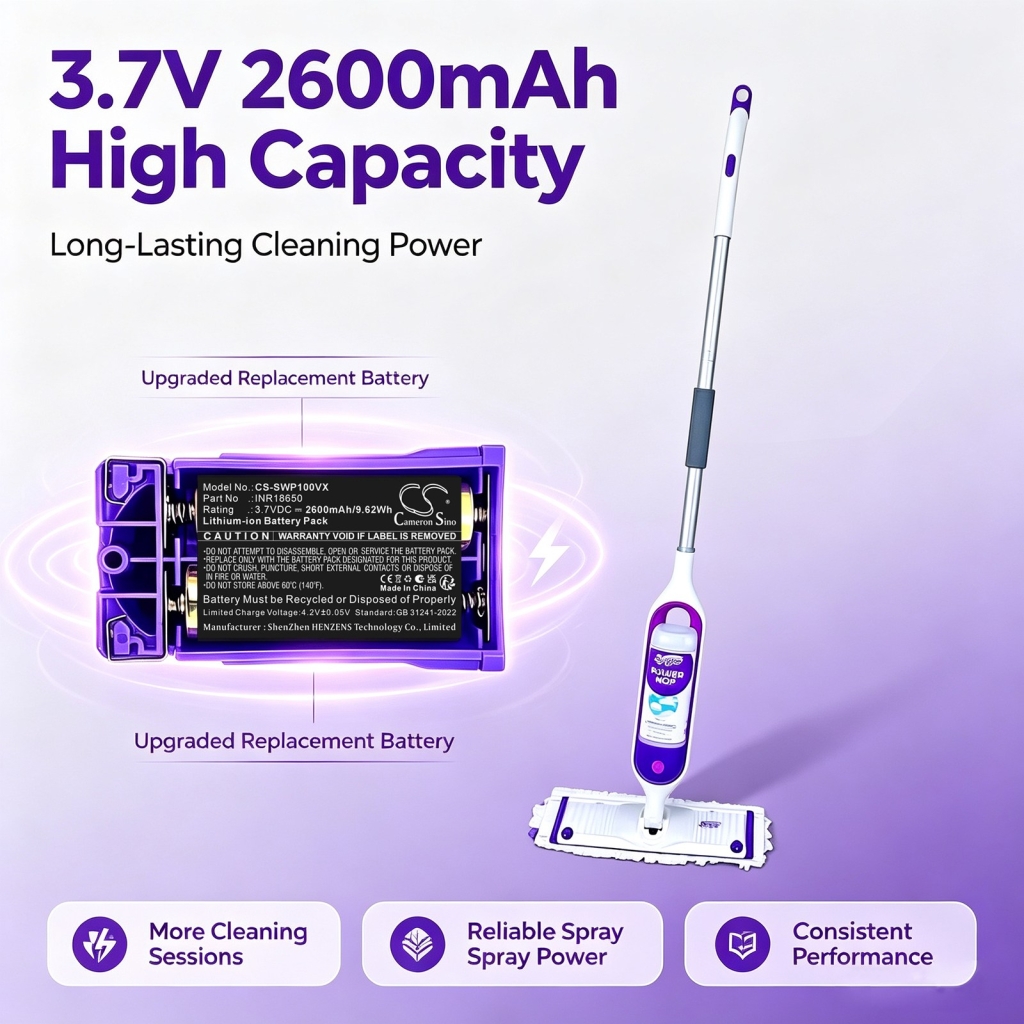 Baterie kompatibilní s Swiffer Power Mop CS-SWP100VX