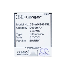 Kompatibilní náhrada baterie za Wiko BARRY