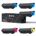 TCTK Toner TK-5270K sada 4 ks CMYK kompatibilní s Kyocera ECOSYS M6230cidn M6230cidnt M6630cidn P6230cdn, nahrazuje 1T02TV0NL0