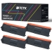 TCTK Toner TN-411 TN-421 TN-431 TN-441 TN-451 TN-461 TN-491 sada 4 ks CMYK kompatibilní s Brother DCP-L 8410 CDN CDW, pro HL-L 8260 CDN CDW, pro HL-L 8360 CDW, pro HL-L 9310 CDW, nahrazuje TN411BK