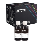 TCTK Inkoust 32XL 2ks Černý kompatibilní s HP Smart Tank 5105 5106 502 510 5100 6000 7000 7305 7605 Plus 550 551 570 651 655, nahrazuje 1VV24AA