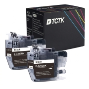 TCTK inkoustové kazety LC3213BK 2 ks černá kompatibilní s Brother DCP-J 572 DW DCP-J 772 DW MFC-J 491 DW MFC-J 497 DW MFC-J 895 DW, nahrazuje LC3213BK