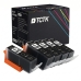 TCTK Inkoustové náplně C-525BK sada 2 ks černá kompatibilní s Canon PIXMA IP4850 IP4950 IX6550 MG5150 MG5250 MG5350 MG6150 MG6250 MG8150 MG8250 MX715 MX885 MX895