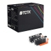 TCTK Inkoustové náplně 364XL sada 2 ks černá kompatibilní s HP DeskJet 3070A 3520 3522 3524, pro OfficeJet 4620, pro PhotoSmart 5510 5511 5512 5514 5515 5520 5522 5524 6510 6512, nahrazuje CN684EE