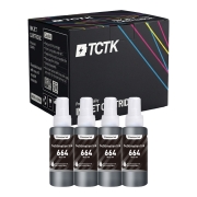 Kompatibilní náhrada za Multipack (4) Inkousty Černá Kompatibilní s Epson EcoTank - Nahrazuje T6641 (C13T66414A) (C13T664140)