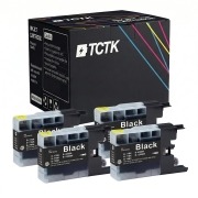 TCTK Inkoustové náplně LC-1280 sada 4 ks černá kompatibilní s Brother MFC-J 5910 CDW DW, pro MFC-J 6510 DW, pro MFC-J 6710 CDW DW, pro MFC-J 6910 CDW DW, nahrazuje LC1280XLBK