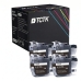 TCTK Inkoustové náplně LC-3217 sada 4 ks černá kompatibilní s Brother MFC-J 5330 DW, pro MFC-J 5335 DW DWF, pro MFC-J 5730 DW, pro MFC-J 5830 DW, pro MFC-J 5930 DW, nahrazuje LC3217BK