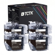 TCTK Inkoustové náplně LC-3219XL sada 4 ks černá kompatibilní s Brother MFC-J 5330 DW, MFC-J 5335 DW DWF, MFC-J 5730 DW, MFC-J 5830 DW, MFC-J 5930 DW, MFC-J 6530 DW, nahrazuje LC3219XLBK