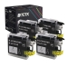 TCTK Inkoustové náplně LC-1100XL sada 4 ks černá kompatibilní s Brother DCP-145 C, DCP-163 C, DCP-165 C, DCP-185 C, DCP-195 C, DCP-197 C, DCP-365 CN, DCP-375 CW, DCP-380, nahrazuje LC1100XLBK