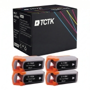 TCTK Inkoustové náplně BCI-11 sada 4 ks černá kompatibilní s Canon BJC 50 55 70 80 85, BJC 85 PW, nahrazuje BCI-11BK
