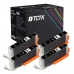 TCTK Inkoustové náplně CLI-551XL sada 4 ks černá kompatibilní s Canon PIXMA IP 7200 7240 7250 8700 8720 8750, pro PIXMA IX 6800 6850, pro PIXMA MG 5400 5450 5500 5550 5600 5650, nahrazuje 6443B001