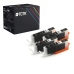 TCTK Inkoustové náplně CLI-571XLBK sada 4 ks černá kompatibilní s Canon PIXMA MG 5700 5750 5751 5752 5753 6800 6850 6851 6852 6853 7700 7750 7751 7752 7753, PIXMA TS 5000 5050 5051, nahrazuje 0331C001