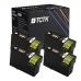 TCTK Inkoustové náplně T1301 sada 4 ks černá kompatibilní s Epson Stylus Office B 42 WD, Stylus Office BX 525 WD, Stylus Office BX 535 WD, Stylus Office BX 625 FWD, nahrazuje C13T13014010