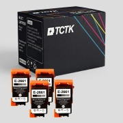 TCTK Inkoustové náplně 266 sada 4 ks černá kompatibilní s Epson WorkForce WF-100 W, pro WorkForce WF-110 W, nahrazuje C13T26614010