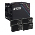 TCTK Inkoustové náplně T7011 sada 4 ks černá kompatibilní s Epson WorkForce Pro WP-4000 WP-4015DN WP-4095DN WP-4500 WP-4515DN WP-4525DNF WP-4595DNF, nahrazuje C13T70114010