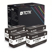 TCTK Inkoustové náplně 711 sada 4 ks černá kompatibilní s HP DesignJet T 120, DesignJet T 120 24 Inch, DesignJet T 125 130 520, DesignJet T 520 24 Inch, DesignJet T 520 36 Inch, nahrazuje CZ133A