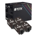 TCTK Inkoustové náplně 912XL sada 4 ks černá kompatibilní s HP OfficeJet 8010, OfficeJet Pro 8010 8012 8013 8014 8015 8017 8018 8020 8022 8023 8024 8025 8026 8028 8035, nahrazuje 3YL84AE