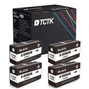 TCTK Inkoustové náplně 950XL sada 4 ks černá kompatibilní s HP Officejet Pro 251dw 276dw 8100 8600 8610 8615 8616 8620 8625 8630 8640 8650 8660, nahrazuje CN045AE