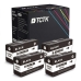 TCTK Inkoustové náplně 950XL sada 4 ks černá kompatibilní s HP Officejet Pro 251dw 276dw 8100 8600 8610 8615 8616 8620 8625 8630 8640 8650 8660, nahrazuje CN045AE