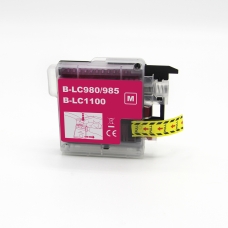 Kompatibilní s Brother LC980 / 19ml Inkoust Tmavě purpurová (Inkoustové kazety)