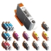 TCTK Inkoustové náplně PFI-300CO PFI-300C PFI-300GY PFI-300MBK PFI-300M PFI-300PBK PFI-300PC PFI-300PM PFI-300R PFI-300Y sada 30 ks vícebarevná (po 3 ks) kompatibilní s Canon imagePROGRAF PRO-300